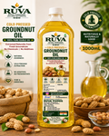 RUVA 1 Litre Cold Pressed Groundnut Oil